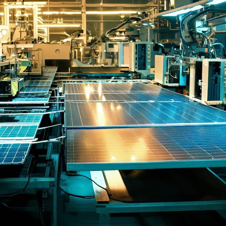 Producția panourilor fotovoltaice